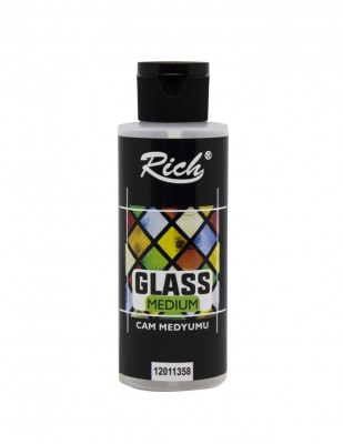 RICH - Rich Glass Medium Cam Medyumu - 120 cc