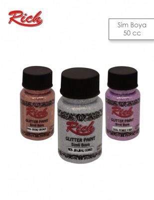 RICH - Rich Glitter Paint Simli Boyalar - 50 cc