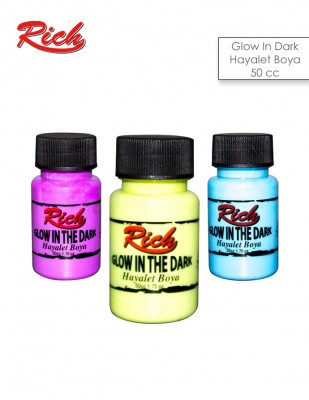 RICH - Rich Glow In Dark, Hayalet Boya - Parlayan Boya - 50 cc