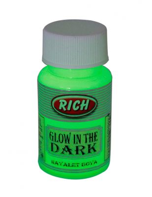 Rich Glow In Dark, Hayalet Boya - Parlayan Boya - 50 cc