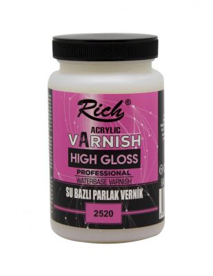 Rich High Gloss Su Bazlı Vernik - Parlak - 250 cc