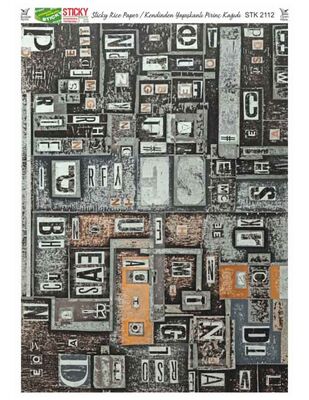 Rich Kendinden Yapışkanlı Pirinç Kağıdı - 29 x 42 cm - 2112