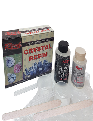 RICH - Rich Kristal Reçine - Şeffaf - 130 cc + 65 cc / Set