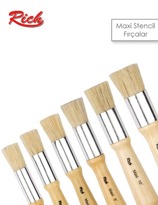 RICH - Rich Maxi Stencil Fırça / Tampon Fırça