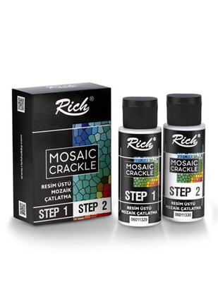 RICH - Rich Mozaik Çatlatma - Step1- Step2 Resim Üstü - 60 cc