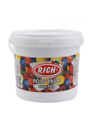 Rich Rölyef Paste 1200 Gr - Beyaz