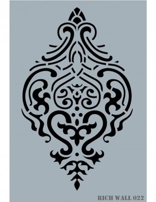 RICH - Rich Stencil - 50 x 70 cm - Wall Decor 022
