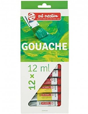 ROYAL TALENS - Royal Talens Art Creation Gouache, Guaj Boya Seti, 12 ml - 12 Renk