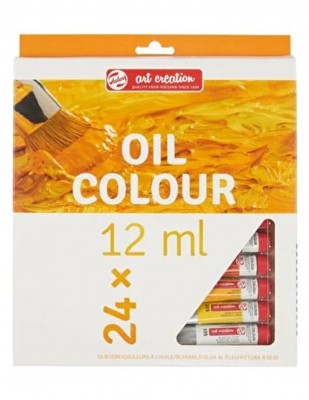 ROYAL TALENS - Royal Talens Art Creation Oil Colours Yağlı Boya Seti, 12 ml - 24 Renk