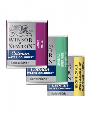 WINSOR & NEWTON - Winsor & Newton Cotman Suluboyalar - 1/2 Half Size Tablet