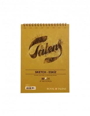 ROYAL TALENS - Royal Talens Sketch Eskiz Defteri, A5 - 90 gr - 50 Yaprak