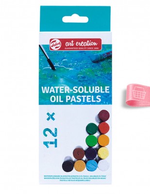 ROYAL TALENS - Royal Talens Water Soluble Oil Pastels - Suda Çözülebilir Yağlı Pastel Boya Seti - 12 Renk