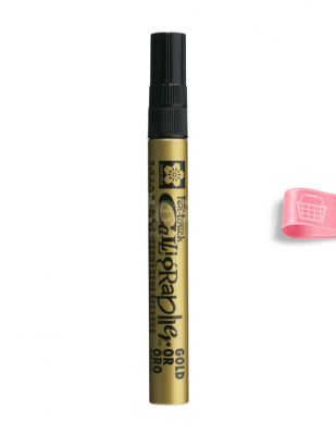 Sakura Pen-touch Calligrapher - Kaligrafi Kalemi - Gold - 5 mm