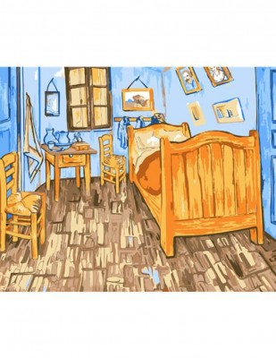  - Sayılarla Tuval Boyama Seti - 40 x 50 cm - Bedroom