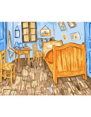 Sayılarla Tuval Boyama Seti - 40 x 50 cm - Bedroom