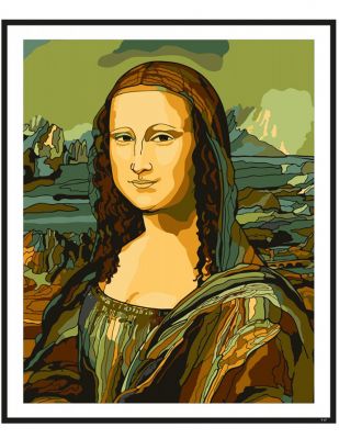 Sayılarla Tuval Boyama Seti - 40 x 50 cm - Mona Lisa