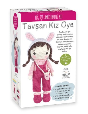 TUVA - Amigurumi Kiti - Tavşan Kız Oya - SCF01