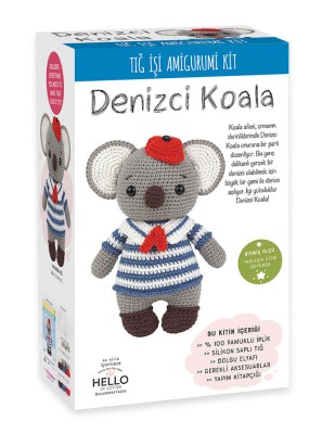 TUVA - Amigurumi Kiti - Denizci Koala - SCF04