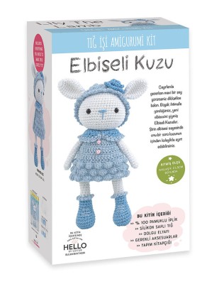 TUVA - Amigurumi Kiti - Elbiseli Kuzu - SCF09