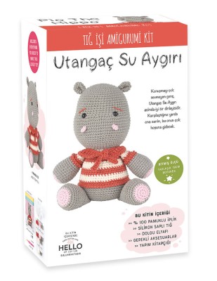 TUVA - Amigurumi Kiti - Utangaç Su Aygırı - SCF11