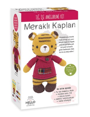 TUVA - Amigurumi Kiti - Meraklı Kaplan - SCF13