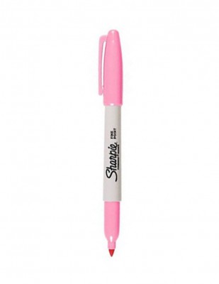  - Sharpie Fine Point Permanent Marker Kalem - Bebe Pembe