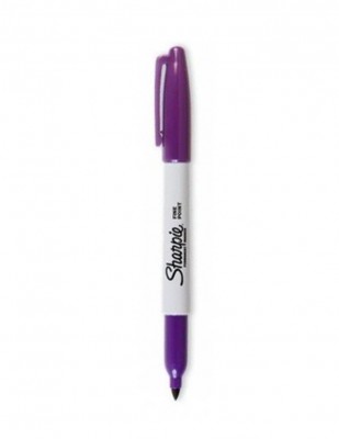  - Sharpie Fine Point Permanent Marker Kalem - Mor