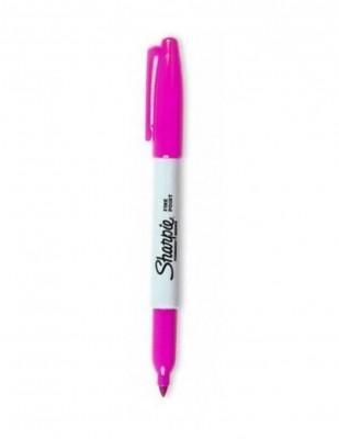  - Sharpie Fine Point Permanent Marker Kalem - Pembe