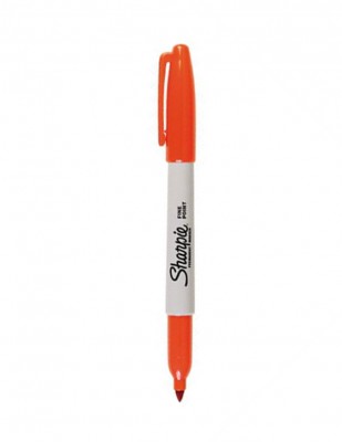  - Sharpie Fine Point Permanent Marker Kalem- Turuncu