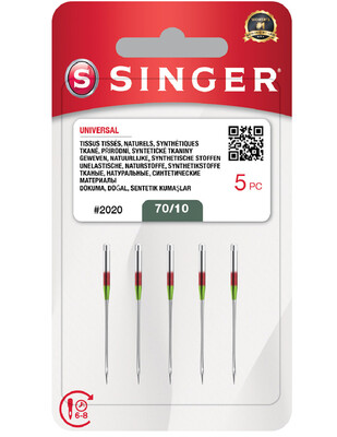 SINGER - Singer Dikiş İğnesi 2020 - No: 10 - 5' li Paket