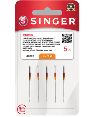 SINGER - Singer Dikiş İğnesi 2020 - No: 12 - 5' li Paket