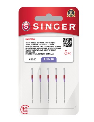 SINGER - Singer Dikiş İğnesi 2020 - No: 16 - 5' li Paket