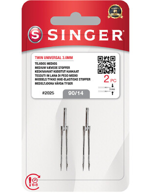 SINGER - Singer Dikiş İğnesi 2025 - No: 14 - 2 Ad - 3 mm