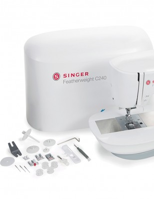 SINGER - Singer Elektronik Dikiş ve Piko Makinası - Featherweight C240 (1)