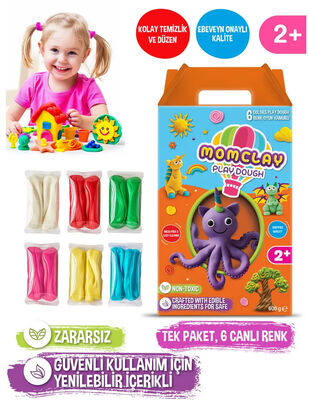 Momclay Oyun Hamuru - 6 Renk