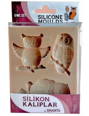 Smarta Silikon Kalıp - Baykuş Seti - SK1013025
