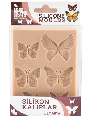 Smarta Silikon Kalıp - Zarif Kelebekler - SK1013100