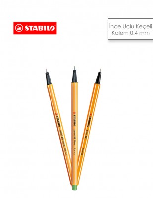 STABILO - Stabilo Point 88 İnce Uçlu Keçeli Kalem - 0,4 mm