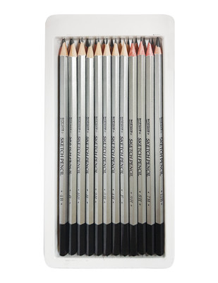  - Worison Sketching Pencils, Eskiz Kalem Seti - 24 Adet (1)