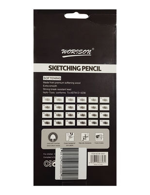 Worison Sketching Pencils, Eskiz Kalem Seti - 24 Adet