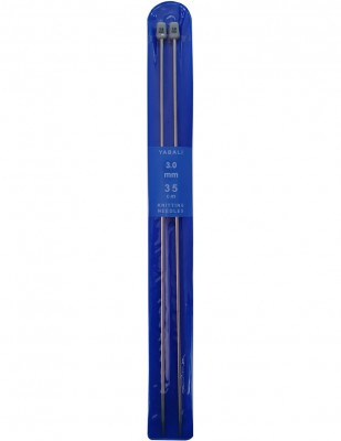 YABALI - Yabalı Örgü Şişi - Titanyum - 35 cm - No 3,0