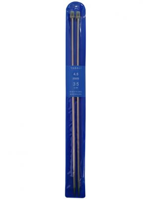Yabalı Örgü Şişi - Titanyum - 35 cm - No 4,5