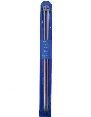 Yabalı Örgü Şişi - Titanyum - 35 cm - No 6,0