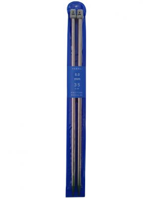 Yabalı Örgü Şişi - Titanyum - 35 cm - No 8,0