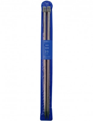 YABALI - Yabalı Örgü Şişi - Titanyum - 35 cm - No 9,0