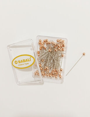 Yabalı Toplu İğne - 72 Adet - Bakır