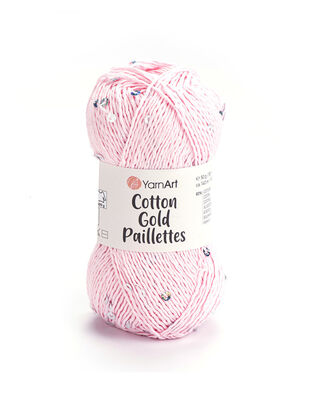 Yarnart Cotton Gold Paillettes El Örgü İplikleri