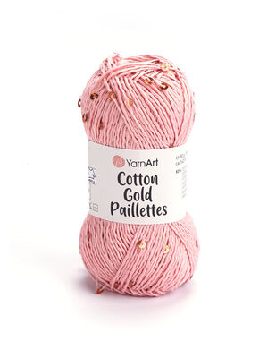 Yarnart Cotton Gold Paillettes El Örgü İplikleri