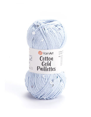 Yarnart Cotton Gold Paillettes El Örgü İplikleri