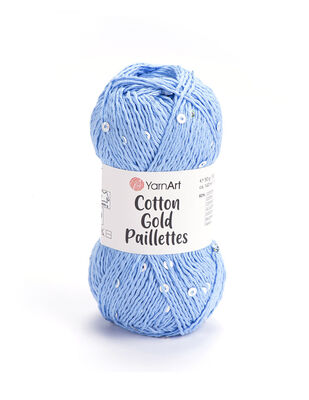 Yarnart Cotton Gold Paillettes El Örgü İplikleri